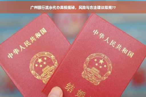 广州银行流水代办真相揭秘，风险与合法建议指南??