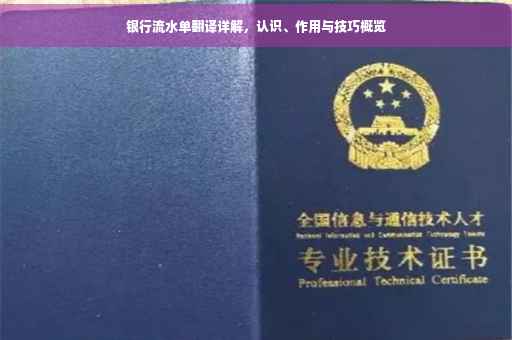 银行流水单翻译详解，认识、作用与技巧概览