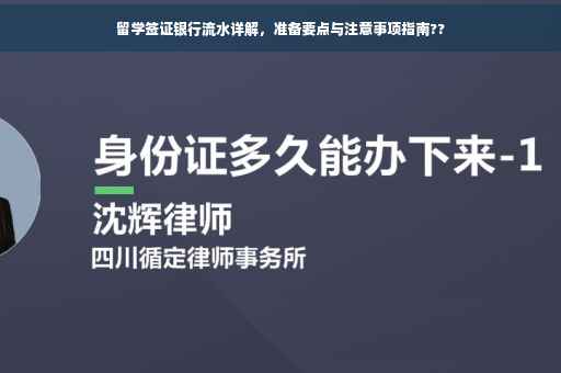 留学签证银行流水详解，准备要点与注意事项指南??