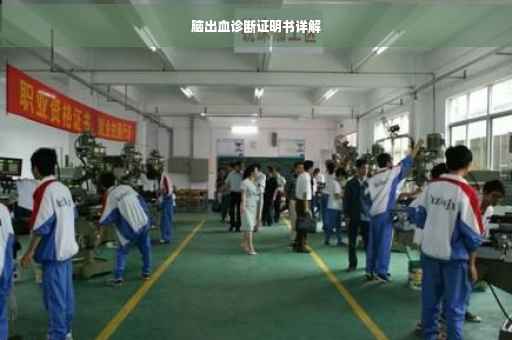 脑出血诊断证明书详解