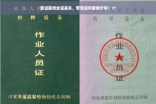 复试遇毕业证丢失，智慧应对策略分享！??