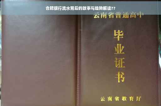 合肥银行流水背后的故事与趋势解读??