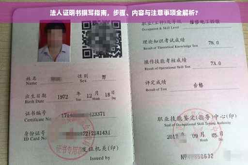 法人证明书撰写指南，步骤、内容与注意事项全解析?