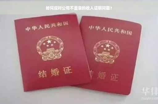如何应对公司不盖章的收入证明问题？