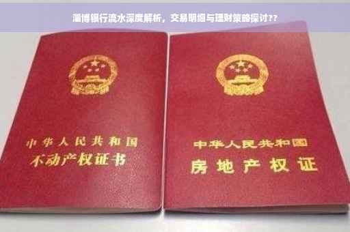 淄博银行流水深度解析,交易明细与理财策略探讨?? 淄博银行流水深度解析,交易明细与理财策略探讨??
