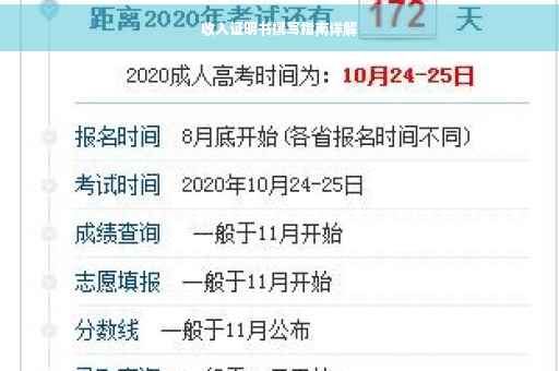 收入证明书撰写指南详解