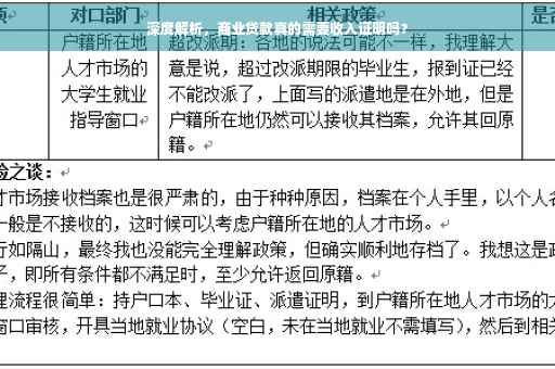 深度解析，商业贷款真的需要收入证明吗？