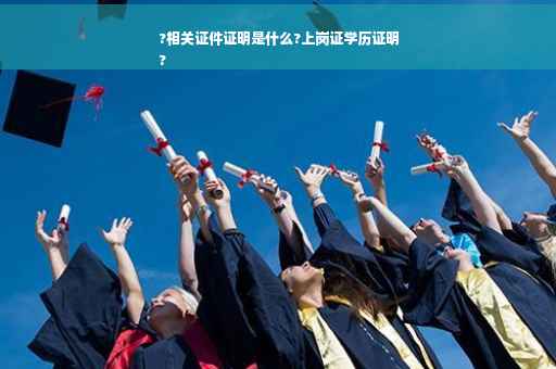 ?相关证件证明是什么?上岗证学历证明
?
