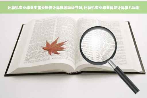 计算机专业毕业生需要提供计算机等级证书吗,计算机专业毕业算是计算机几级啊