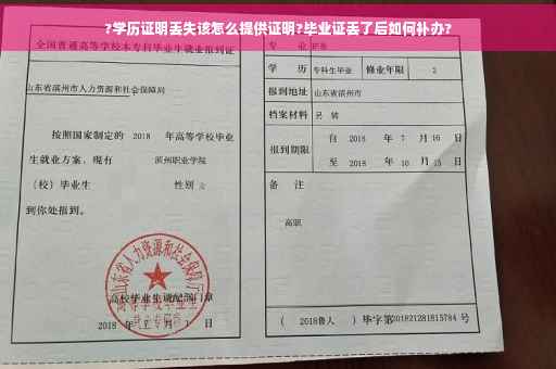 ?学历证明丢失该怎么提供证明?毕业证丢了后如何补办?