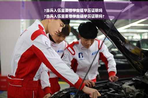 ?当兵入伍需要带学生证学历证明吗
?当兵入伍需要带学生证学历证明吗?