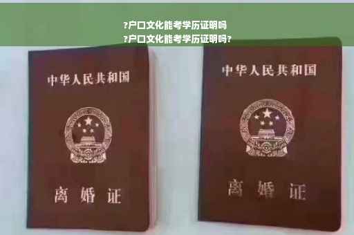 ?户口文化能考学历证明吗
?户口文化能考学历证明吗?