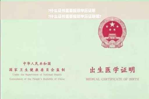 ?什么证书需要报班学历证明
?什么证书需要报班学历证明呢?