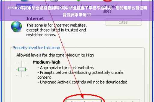 ?1987年高中毕业证能查到吗?高中毕业证丢了学校不给补办，想知道怎么能证明我是高中学历⚡️