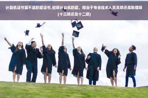 计算机证书算不算职称证书,初级计算机职称，相当于专业技术人员员级还是助理级(十三级还是十二级)