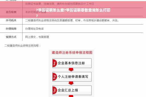 ?学历证明怎么查?学历证明零散查询怎么打印
?