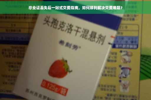 毕业证丢失后一站式交费指南，如何顺利解决交费难题？