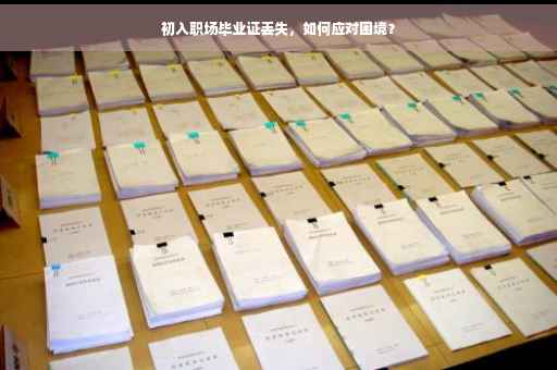 初入职场毕业证丢失，如何应对困境？