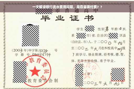 一文解读银行流水费用问题，是否需要付费？?