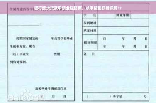 银行流水贷款申请全程指南，从申请到获批详解??