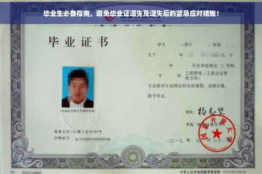 毕业生必备指南，避免毕业证遗失及遗失后的紧急应对措施！