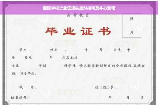 国际学校毕业证遗失应对指南及补办流程