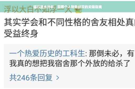 银行流水分析，洞悉个人财务状况的关键指南