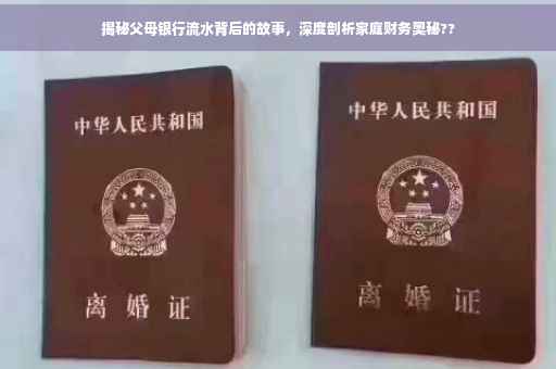 揭秘父母银行流水背后的故事，深度剖析家庭财务奥秘??