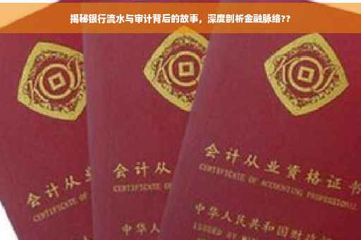 揭秘银行流水与审计背后的故事，深度剖析金融脉络??