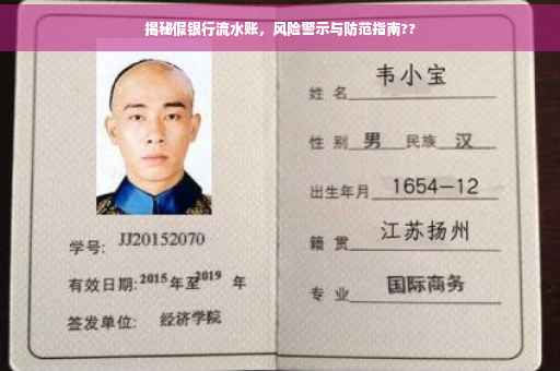 揭秘假银行流水账，风险警示与防范指南??
