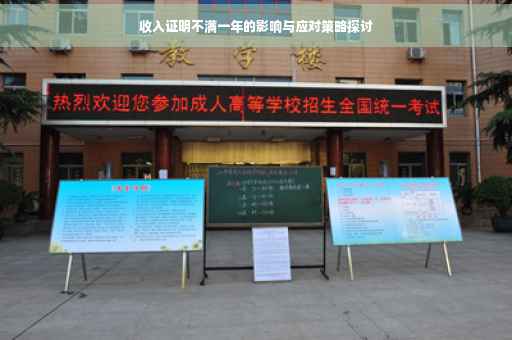 收入证明不满一年的影响与应对策略探讨