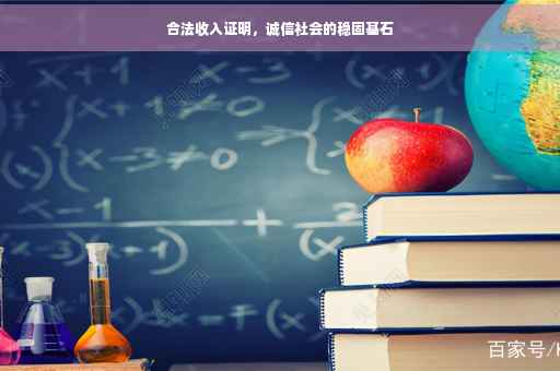 合法收入证明，诚信社会的稳固基石