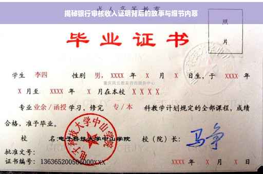 揭秘银行审核收入证明背后的故事与细节内幕