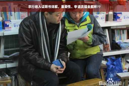 农行收入证明书详解，重要性、申请流程全解析??