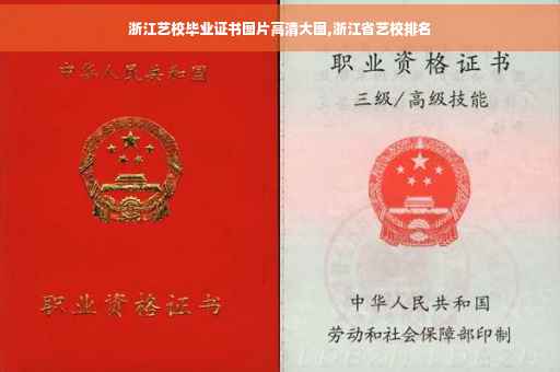 浙江艺校毕业证书图片高清大图,浙江省艺校排名