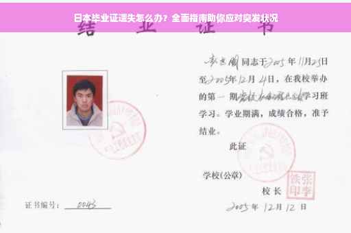 日本毕业证遗失怎么办？全面指南助你应对突发状况