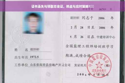 证书丢失与领取毕业证，挑战与应对策略?⚡️