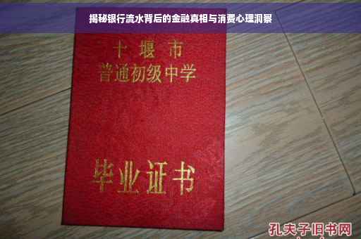 揭秘银行流水背后的金融真相与消费心理洞察