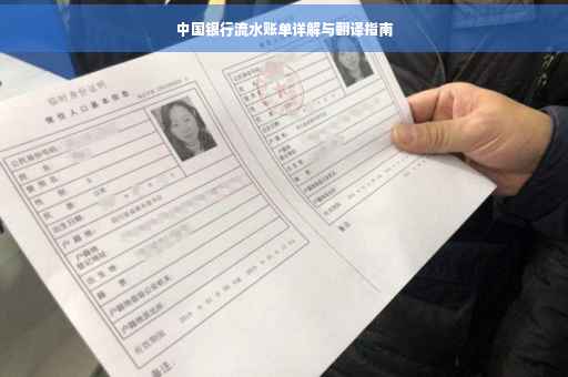 中国银行流水账单详解与翻译指南