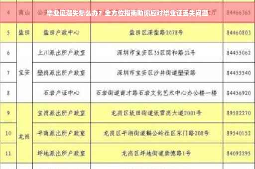 毕业证遗失怎么办？全方位指南助你应对毕业证丢失问题