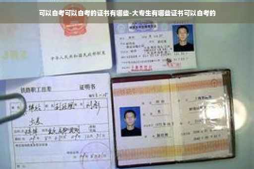 可以自考可以自考的证书有哪些-大专生有哪些证书可以自考的