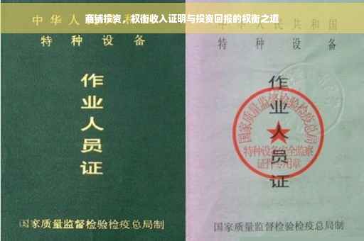 商铺投资，权衡收入证明与投资回报的权衡之道