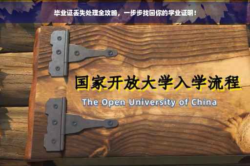 毕业证丢失处理全攻略，一步步找回你的学业证明！