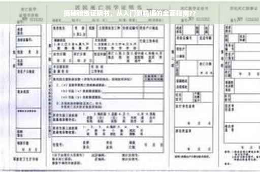 揭秘验资证明书，从入门到精通的全面指南??