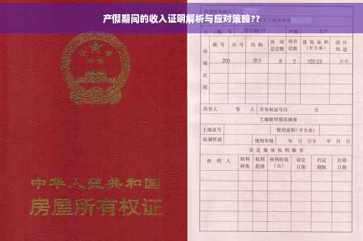 产假期间的收入证明解析与应对策略??