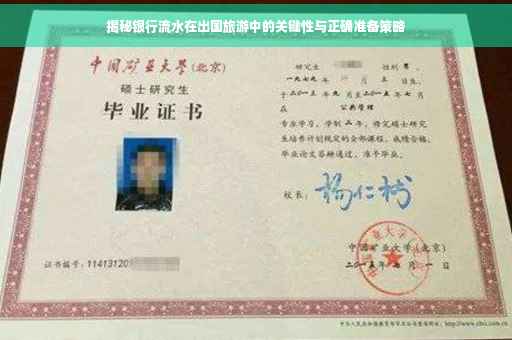 揭秘银行流水在出国旅游中的关键性与正确准备策略