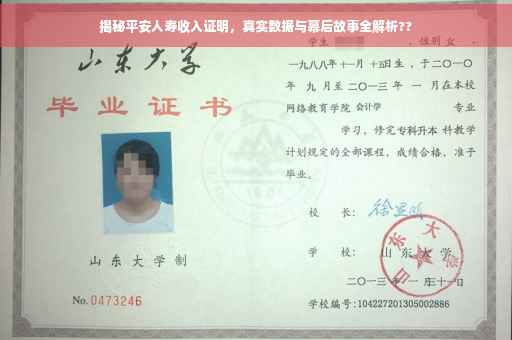 揭秘平安人寿收入证明，真实数据与幕后故事全解析??