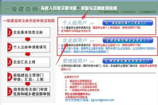 年收入完税证明详解，获取与正确使用指南