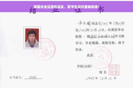 英国毕业证原件丢失，留学生应对策略指南！