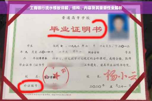 工商银行流水模板详解，结构、内容及其重要性全解析